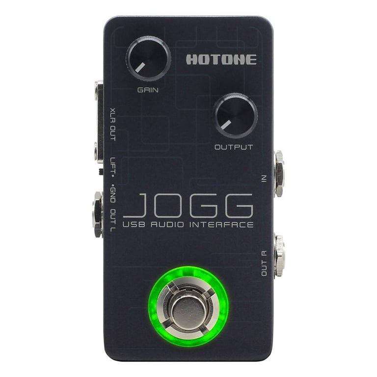 Hotone Jogg UA-10 USB Audio Interface Pedal for Home Studio Support ASIO 