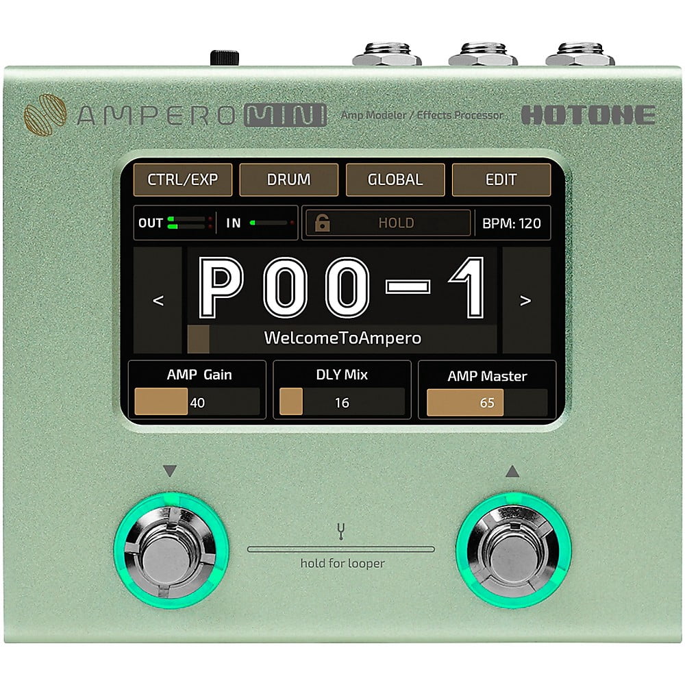 Hotone MP-50MC Ampero Mini Matcha Guitar Multi-Effects Pedal