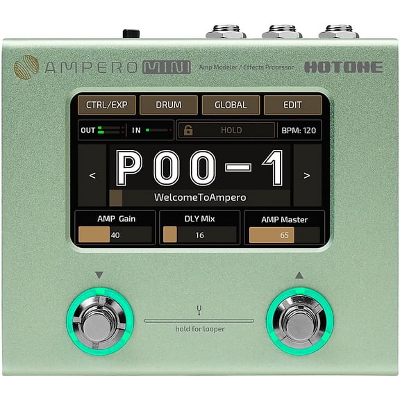 Hotone MP-50MC Ampero Mini Matcha Guitar Multi-Effects Pedal