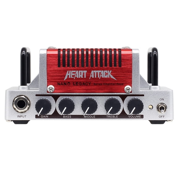 Hotone Nano Legacy Heart Attack Mini 5 Watt Compact Guitar Amp Head 3 Band NLA-3