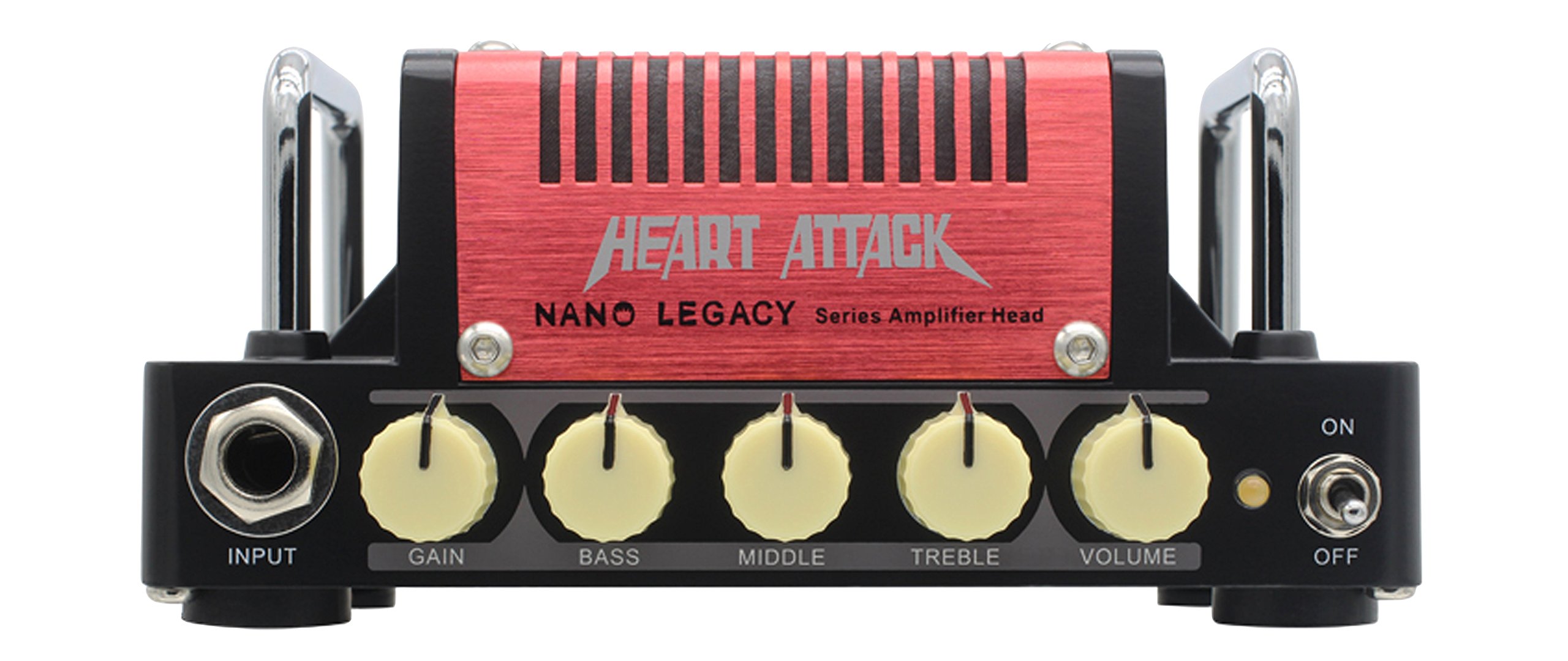 Hotone Nano Legacy Heart Attack Portable Guitar Amplifier Head - Red - image 1 of 2