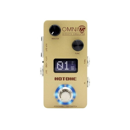 Hotone - Omni AC Acoustic Simulator Pedal - Gold