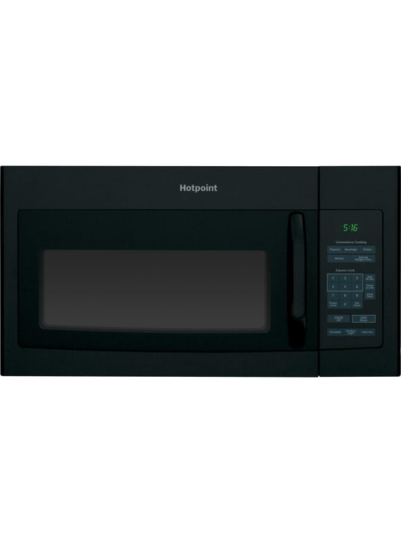 Hotpoint 1.5 Cu. Ft. Over-The-Range Microwave Oven Black