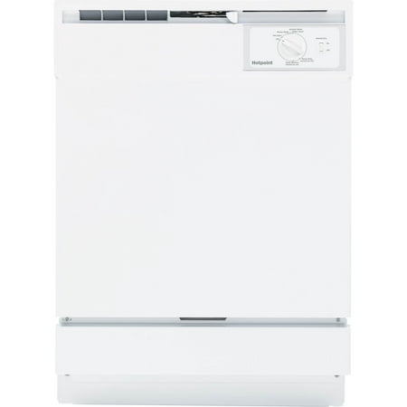 Ge Hda2100hw Hotpoint 24" Wide Built-In Full Console Dishwasher - White