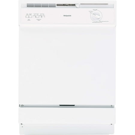Hotpoint Hda3600Hww Hotpoint Built-In 24-Inch Dishwasher White 5 Cycles / 3 Options