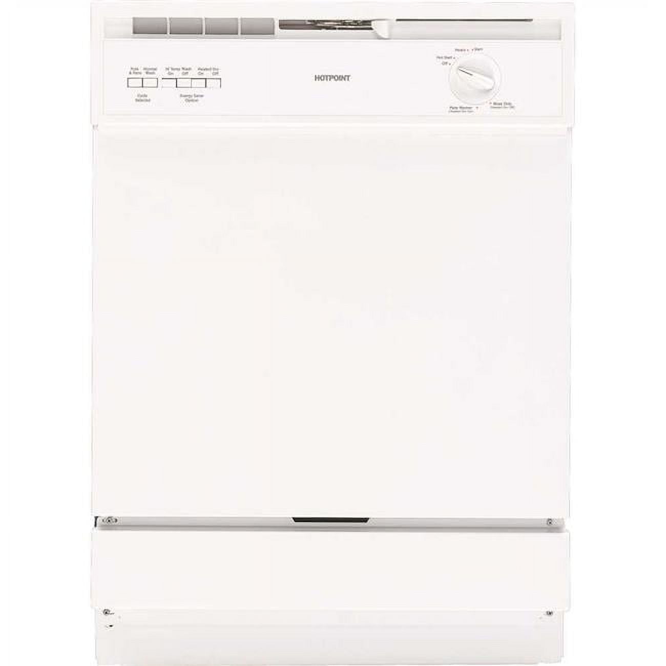 Hotpoint Hda3600Hww Hotpoint Built-In 24-Inch Dishwasher White - Main Image