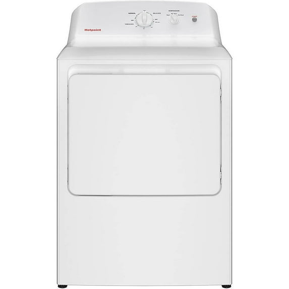 Hotpoint HTX26EASWWW 6.2 Cu. Ft. White Electric Dryer with Auto Dry
