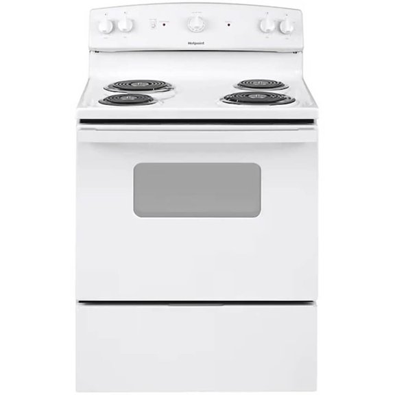 Hotpoint RBS330DRWW 5 Cu. Ft. White Freestanding Electric Range