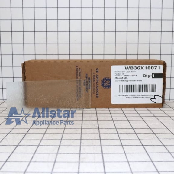 GE Microwave Light Lens WB36X10071