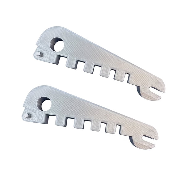 Hotpom 2 Pcs Eyeglass Temple Bending Adjustment Tool Professional Optician Repair Kit Versatile Lightweight Accessories Home DIY Glasses Repair