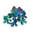thumbnail image 1 of Hotpom 2025 New 3D Printed Frog Fridge Magnets, Movable Jointed Ornament, Funny Refrigerator Magnets for Locker Kitchen Car Desk, Decorative Collectible, 1 of 7