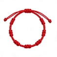 thumbnail image 1 of Hotpom 7 Knot Lucky Bracelets Handmade Adjustable String Protection Cord Braided Bracelet Year-Round Unisex Jewelry Gift Stylish Accessory, 1 of 6