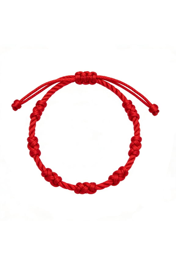 7 Knot Lucky Bracelets Handmade Adjustable String Protection Cord Braided Bracelet Year-Round Unisex Jewelry Gift Stylish Accessory