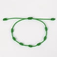 thumbnail image 1 of Hotpom 7 Knot Lucky Bracelets Handmade Adjustable String Protection Cord Braided Bracelet Year-Round Unisex Jewelry Gift Stylish Accessory, 1 of 6