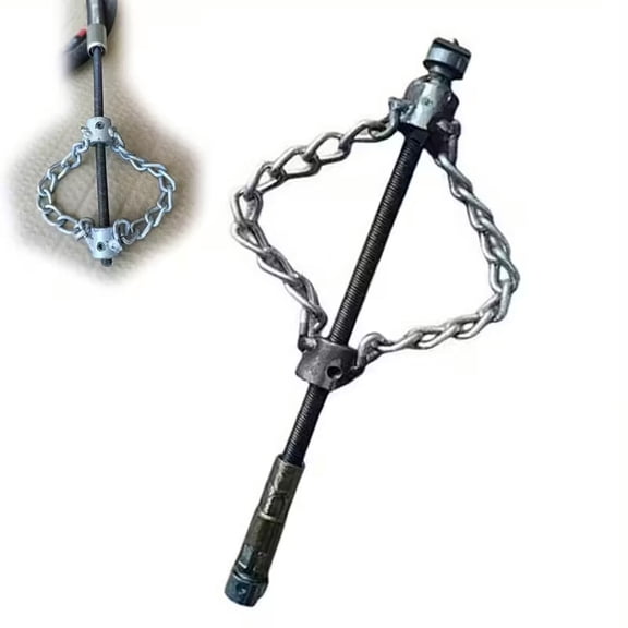 Hotpom Flex-Shaft Sewer Descaling Chain, Multi-Purpose PVC Pipe Maintenance Tool Oil Pollution in Pipeline Blocks Drilling Tools Drain Clog Remover
