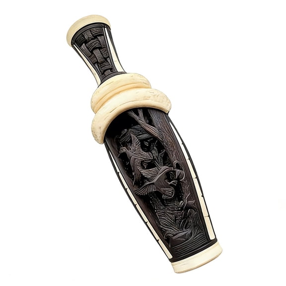 Hotpom Handmade Traditional Duck Call Authentic Tuned Mallard Sound Must Have Hunting Accessories for Hunters & Collectors Perfect Hunting Gift