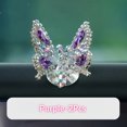 thumbnail image 1 of Hotpom Butterfly Car Decoration, Diamond-Studded Shiny Universal Fit, Cars Luxury Interior Accessories, Unique Auto Gift Home Decor Accent Purple, 1 of 6