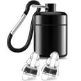 thumbnail image 1 of Hotpom Noise Cancelling Ear Plugs, High-Fidelity Earplugs with Metal Keychain Carry Case, Portable and Convenient - Suitable for Various Occasions, 1 of 6