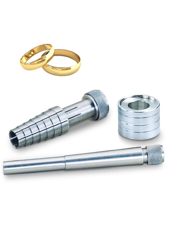 Ring Stretcher Enlarger, Wedding Band Sizing Jewelry Tool, Durable & Portable Easy-to-Use Sizing Tool for Jewelry at Home and Pro Use