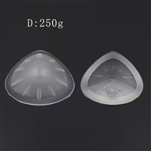 Hotpom Silicone Breast Pad, Breathable Waterproof Silicone Triangle Breast Enhancers for Stage Costumes, Model Props, Postoperative Breast Prosthesis