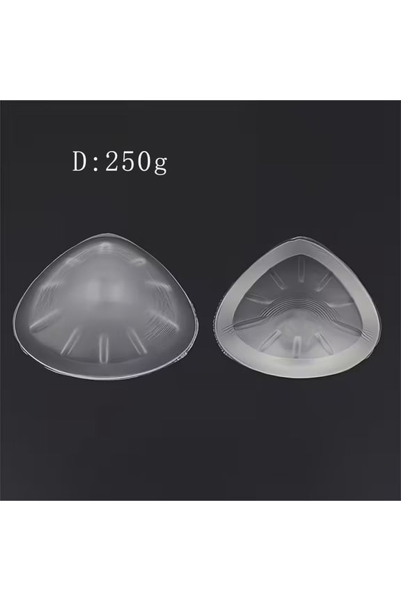 Silicone Breast Pad, Breathable Waterproof Silicone Triangle Breast Enhancers for Stage Costumes, Model Props, Postoperative Breast Prosthesis