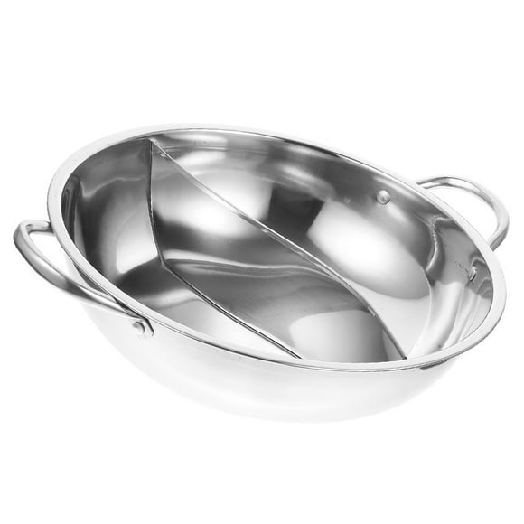 Hotpot Chinese Stainless Steel Mandarin Duck Pan Split Type