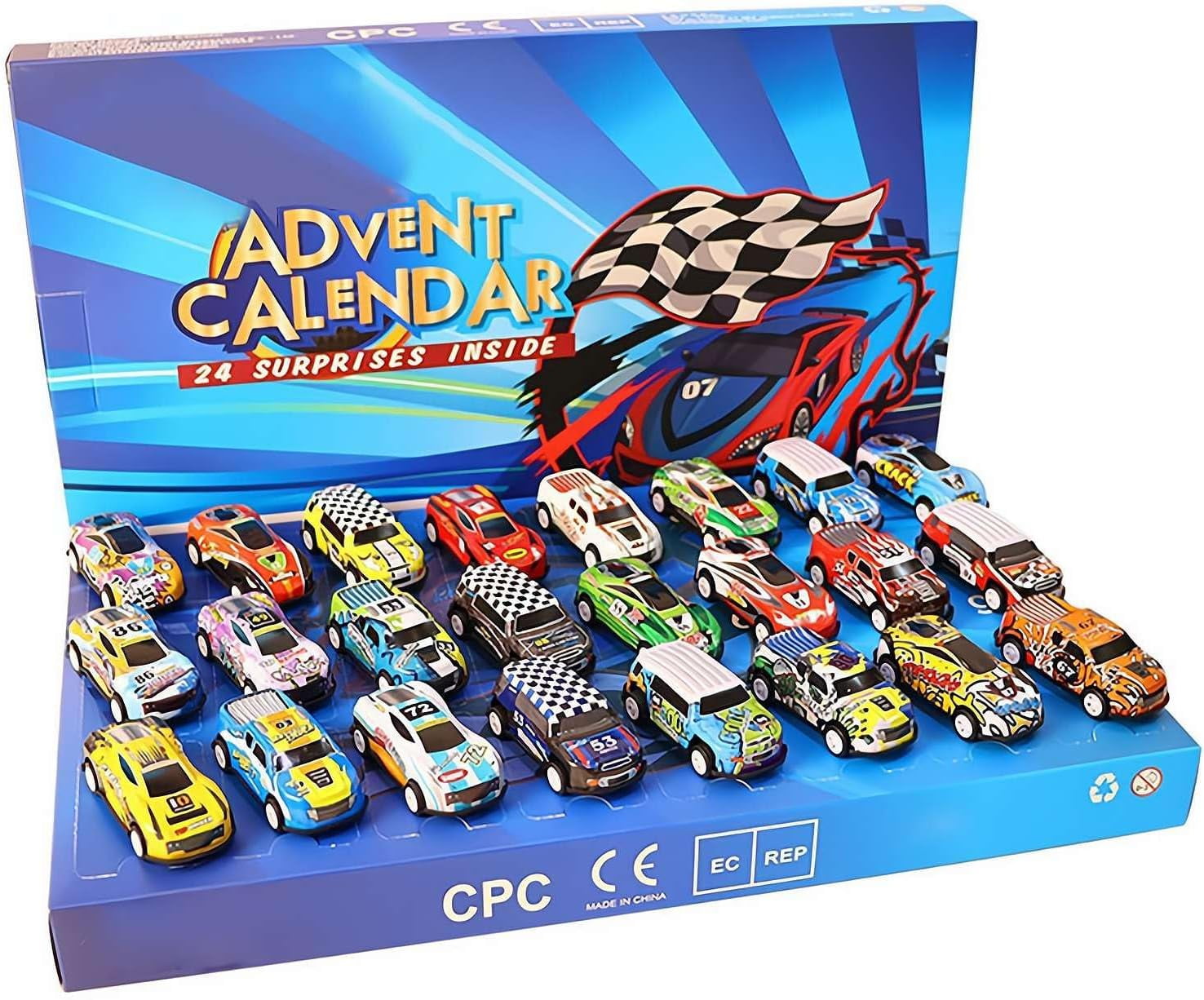 Hots Wheels Cars Advent Calendar 2024, Boys Christmas Advent Calendar