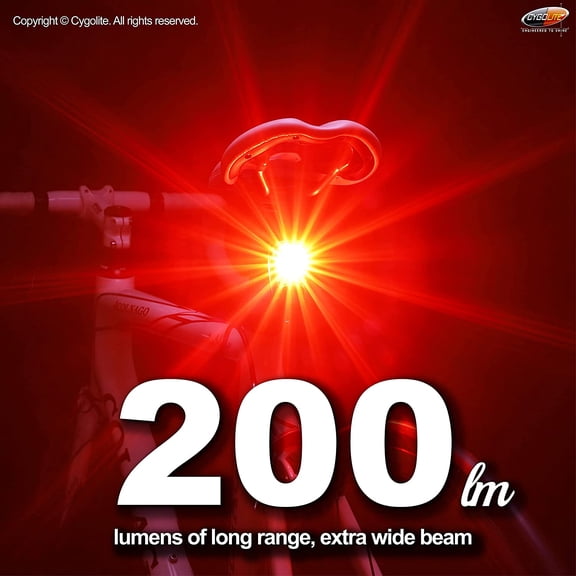 Hotshot Pro 200 Lumen Bicycle Taillight - Hard Mount Style