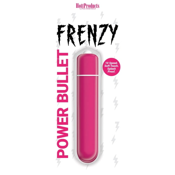 Hott Products Frenzy Power Bullet Vibrator, Pink