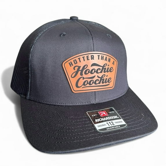 Hotter Than a Hoochie Coochie Trucker Hat - Richardson 112 - Southern Humor