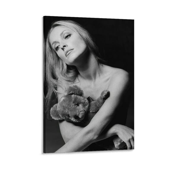 Hottest Blondes Celebrities Sharon Tate Retro Poster Poster Cool Artworks Painting Wall Art Canvas Prints Hanging Picture Home Decor Posters Gift 20x30inch(50x75cm)