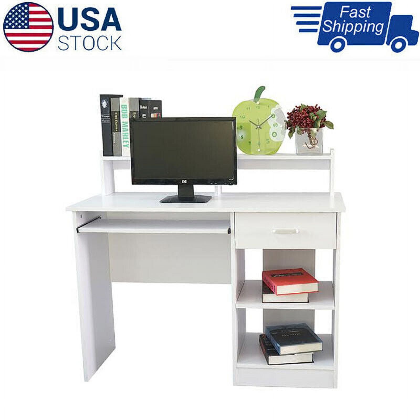 Hottest Corner Desk Chipboard Computer Table Workstation Multi Colors