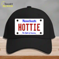 thumbnail image 1 of Hottie Massachusetts Novelty License Plate Hat Cotton Black, 1 of 1