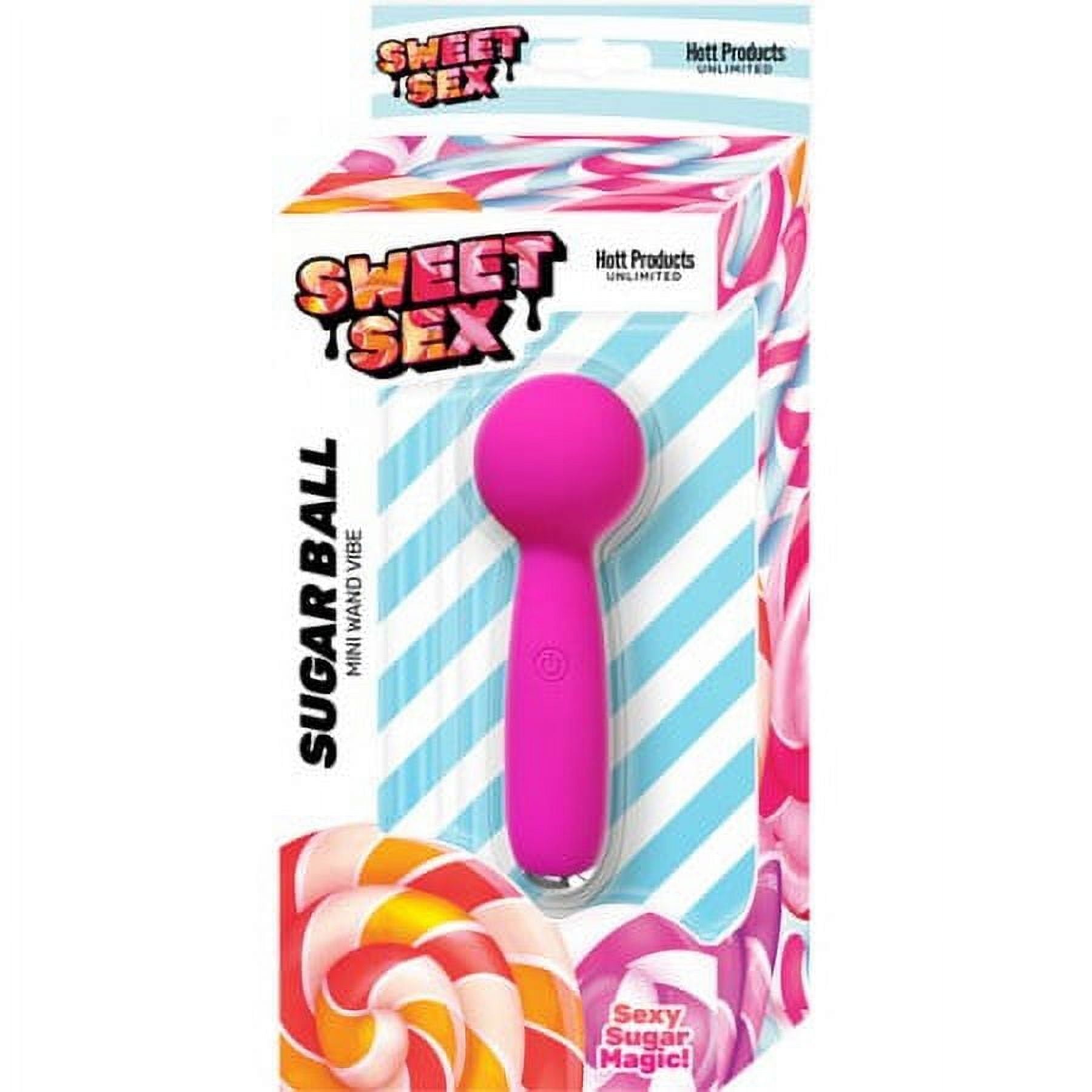 Hottproducts Sweet Sex Sugar Ball Mini Wand Magenta,Intimate Massager  vibrator