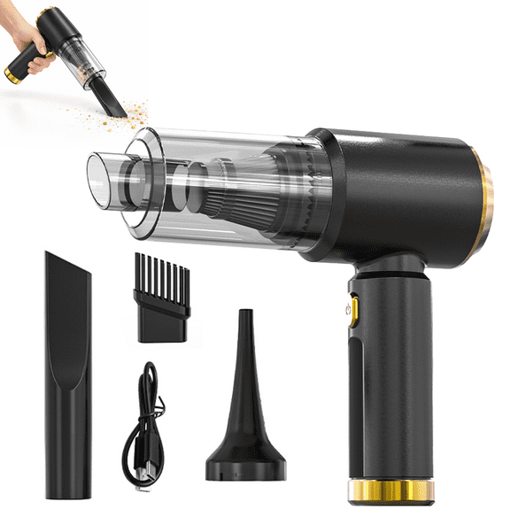 Hotusous Vacuum,Hotusous Car Vacuum, 32,000 Pa Storm-Force Suction Erases All Dirt Instantly,2-In-1 Vacuum & Air Pump Inflates, Ultra-Long Battery Life,Suitable For Cleaning Dust From Narrow Crevices