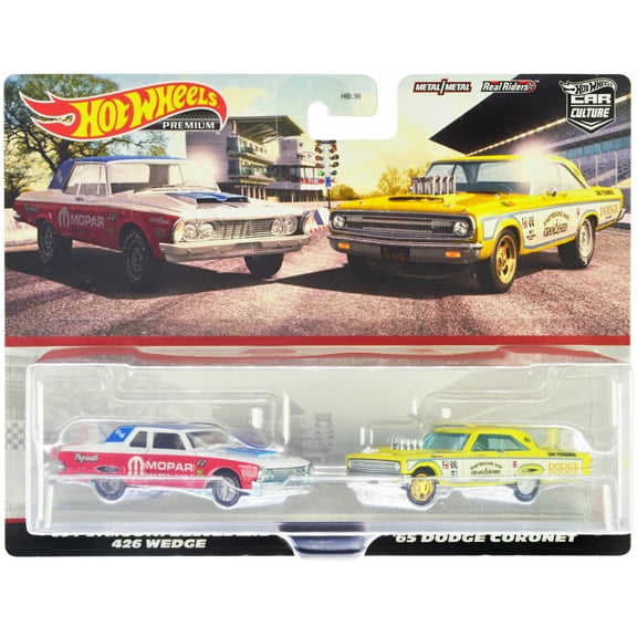 Hotwheels HKF56 1963 Plymouth Belvedere 426 Wedge "MOPAR" Set of 2 Cars Diecast