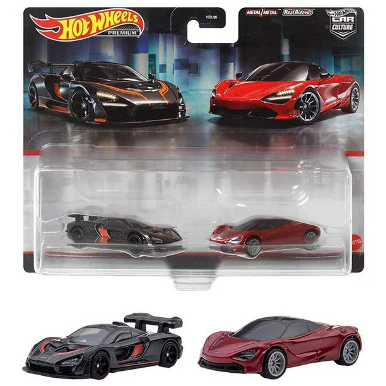 Hot Wheels Premium Car Culture Twin Pack McLaren Senna  McLaren 720S 1/64 Diecast Car