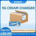 Hotwhip 9Gram Cream Whipper Charger Food Grade Ultra Pure for Whipped