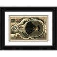 thumbnail image 1 of Houbraken, J. 14x11 Black Ornate Wood Framed with Double Matting Museum Art Print Titled - Houbraken Portrait VI, 1 of 4