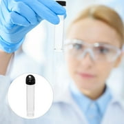 Houderco 12Pcs Transparent Plastic Testing Tubes for Liquid Sampling and Storage in Lab