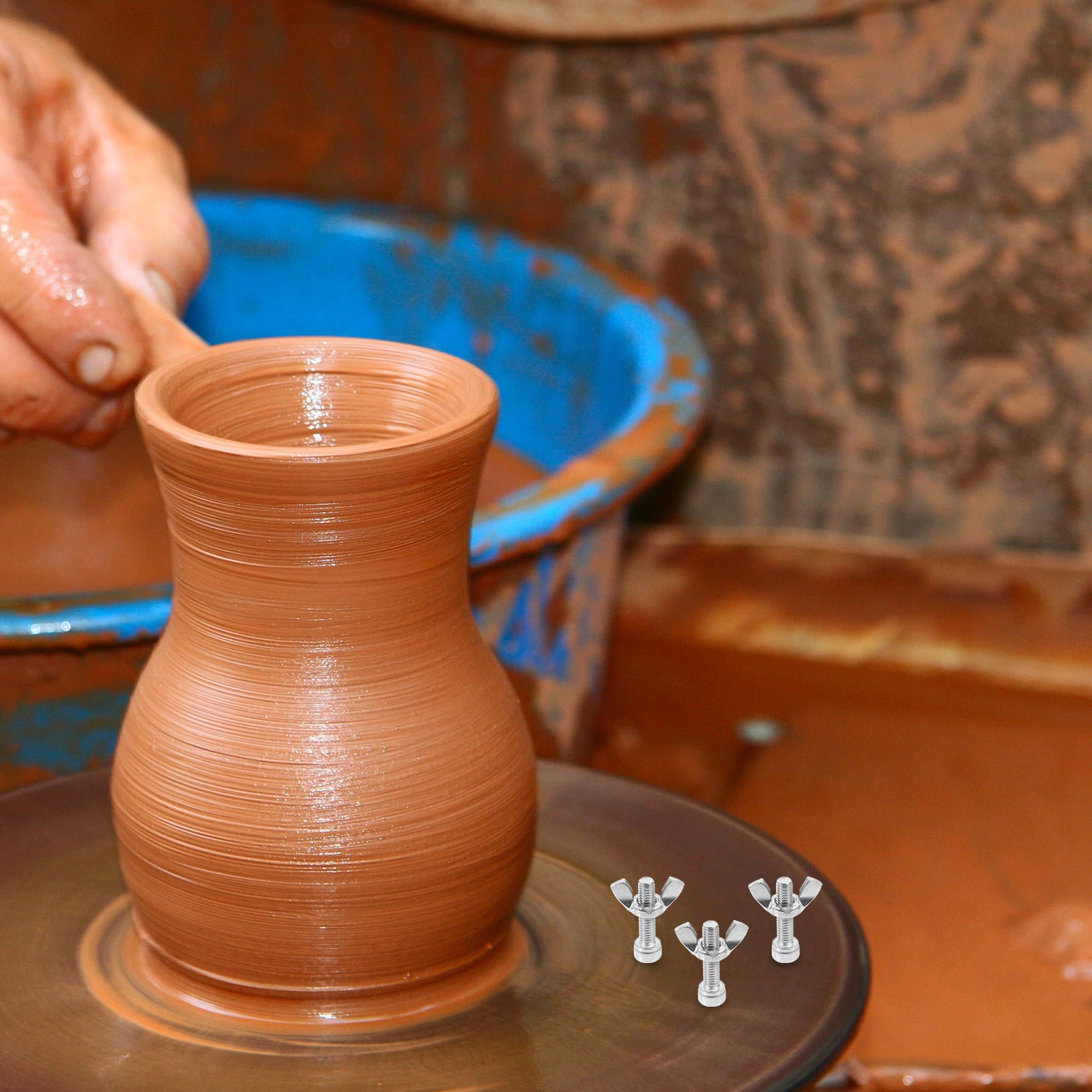 Houderco 14Pack Pottery Wheel Bat Pins for Ceramic Artists Silver ...