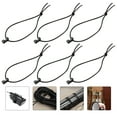 thumbnail image 1 of Houderco 15Pcs Bungee Cords Clips Elastic Rope Mini Clip Buckle Secure Objects 7.7x3.7in, 1 of 8
