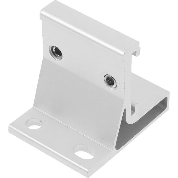 Houderco 1Pack Slide Track Corner Bracket 4.30X4.10X3.50CM Sliding Barn Door Hardware Kit Metal Slide Buckles