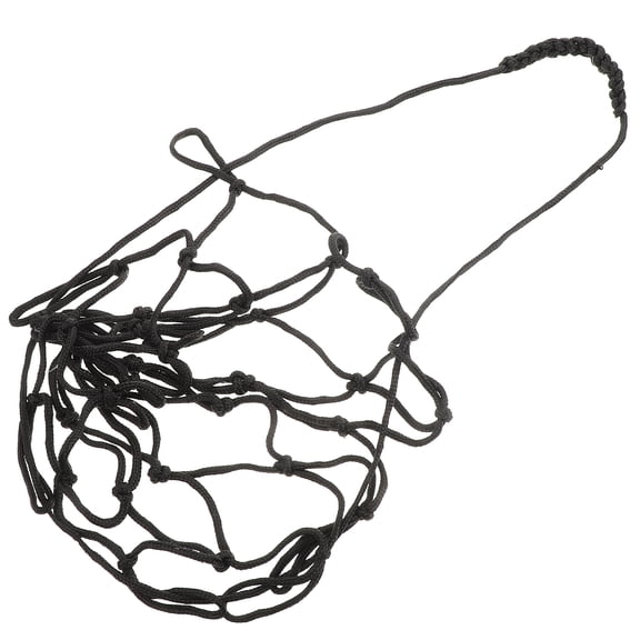 Houderco 1Pcs 39.30X1.97X1.97in Black Nylon Football Kick Trainer Net for Soccer Practice Equipment for Kids