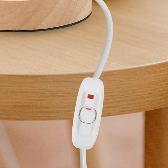 Houderco 1Set Black Copper Core Bedside Lamp Switch for Dark Environments