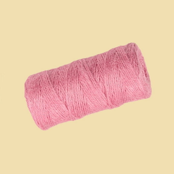 Houderco 1Set Pink Rope Cylindrical Decorative String for Crafts Festival Events Wedding Birthday 3.94X1.97X1.97In