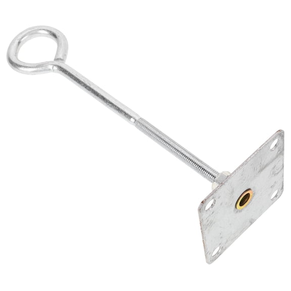 Houderco 1Set Steel Ceiling Hook for Hanging Ceiling Fans Simple and Elegant Closed Ring 11.8x3.9x3.9in
