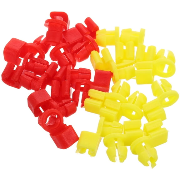 Houderco 20Pcs Assorted Color Car Retainer Clips for Tailgate Handle Rod Replacement