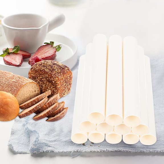 Houderco 36Pcs White Baking Mold Paper for Even Heating and Heat