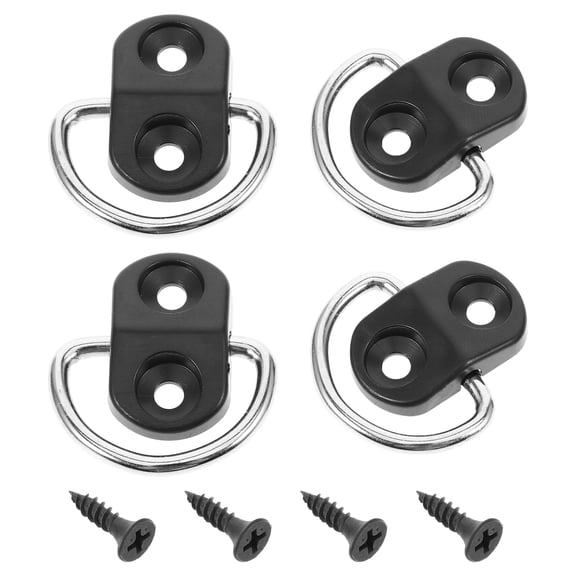 Houderco 4Pcs Car Cargo Anchors Tie Down Hooks for Rear Trunk and Truck Bed Use